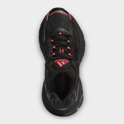 Big Kids' adidas Adistar XLG 2.0 Casual Shoes - Core Black/Core Black/Frozen Turbo - Top view