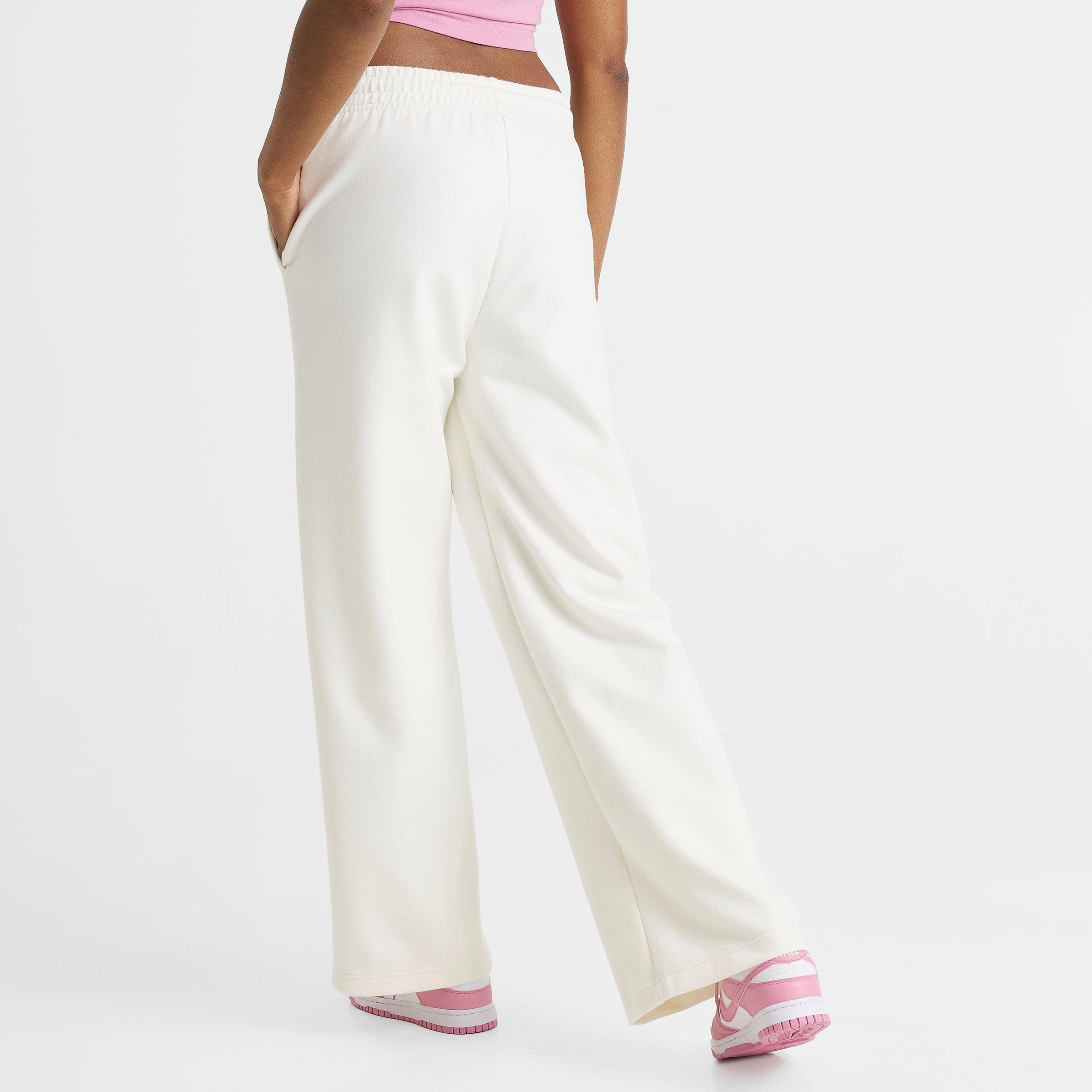 Women's Nithtke Sportswear Phoenix Fleece High-Waisted Wide-Leg Jogger Pants - Sail