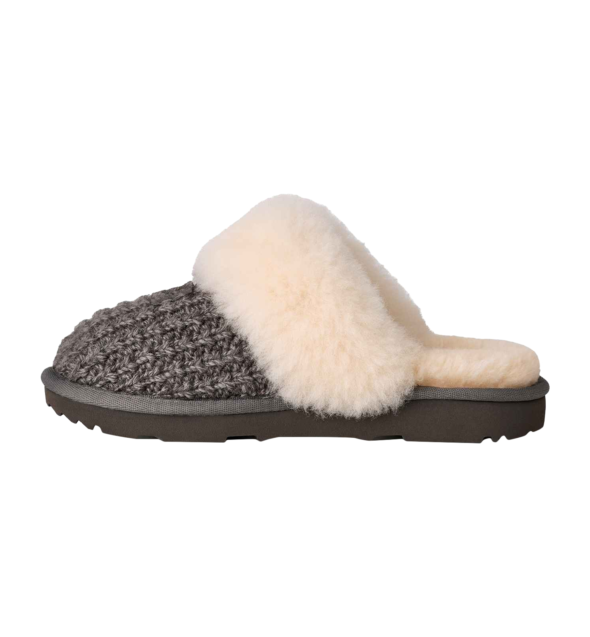 UGG® Kids Cozy II Knit Slip-On Slippers - Charcoal