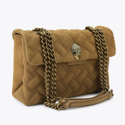 Kurt Geiger London Leather Kensington Bag - Tan - view 3