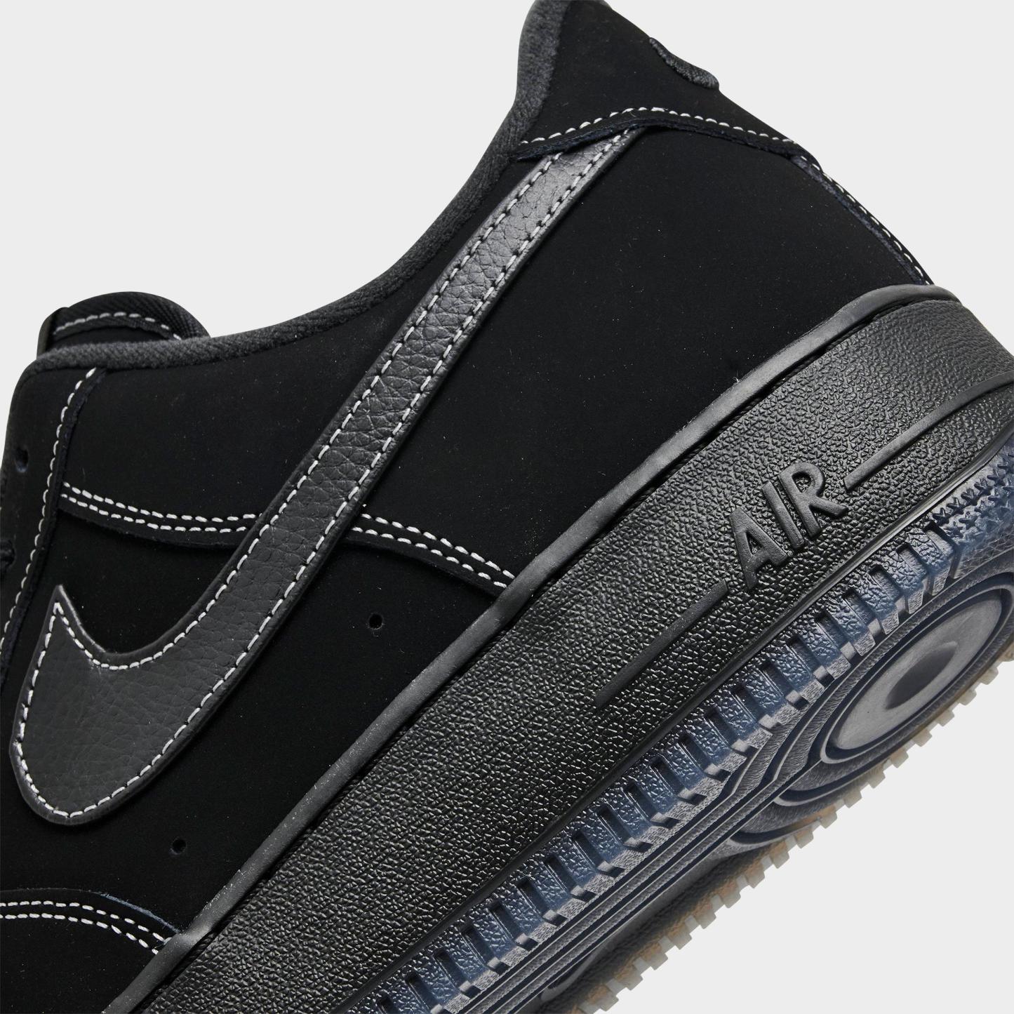 Men's Nithtke Air Force 1 '07 LV8 Casual Shoes - Part 2 - Wolf Grey/Black - Detail shot