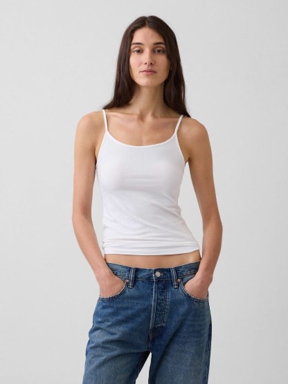 CloseKnit Basic Cami - White