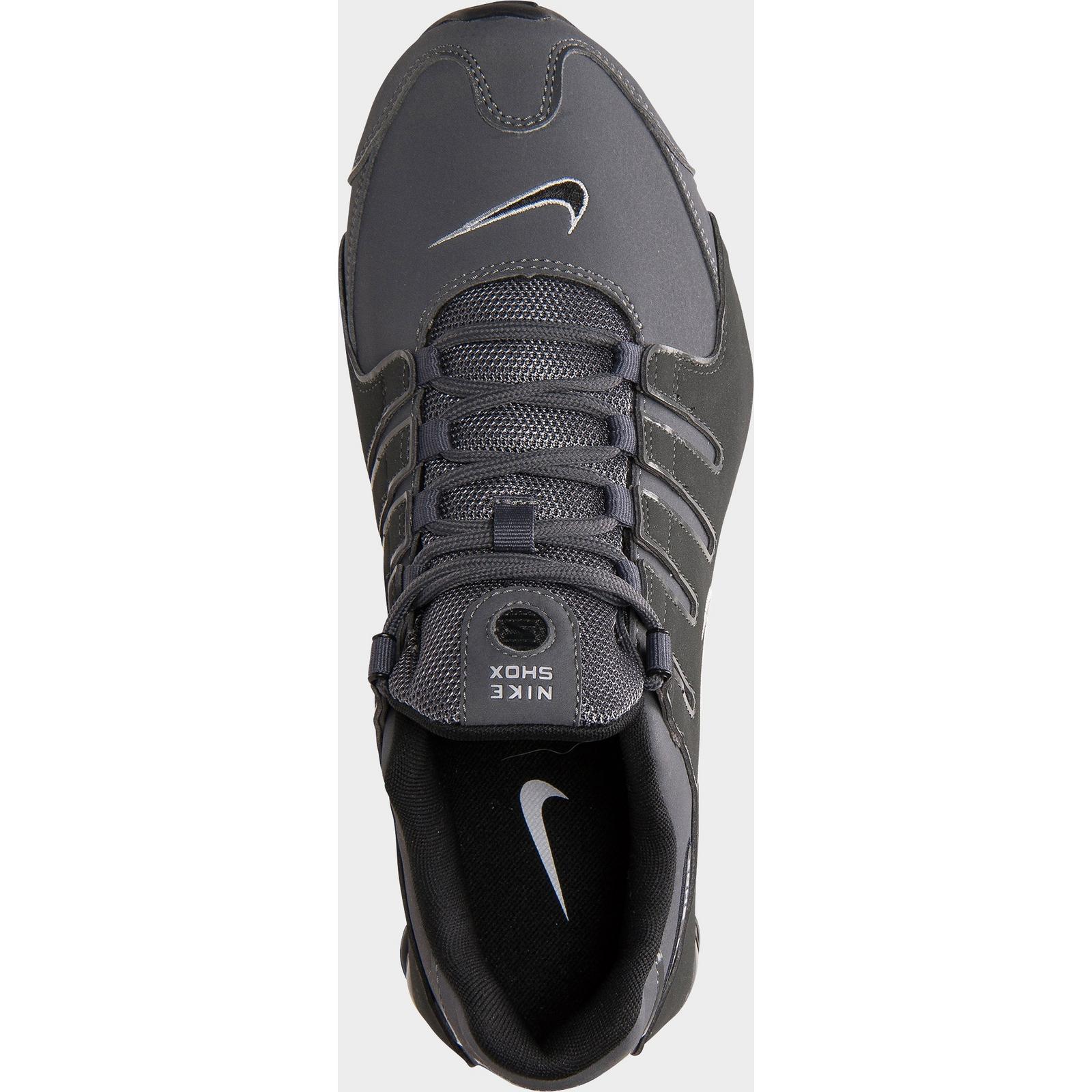 Men's Nike Shox NZ Casual Shoes - Dark Grey/Metallic Iron Ore