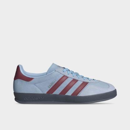 Men's adidas Originals Gazelle Indoor Casual Shoes - Clear Sky/Noble Maroon/Crystal Sky - view 1