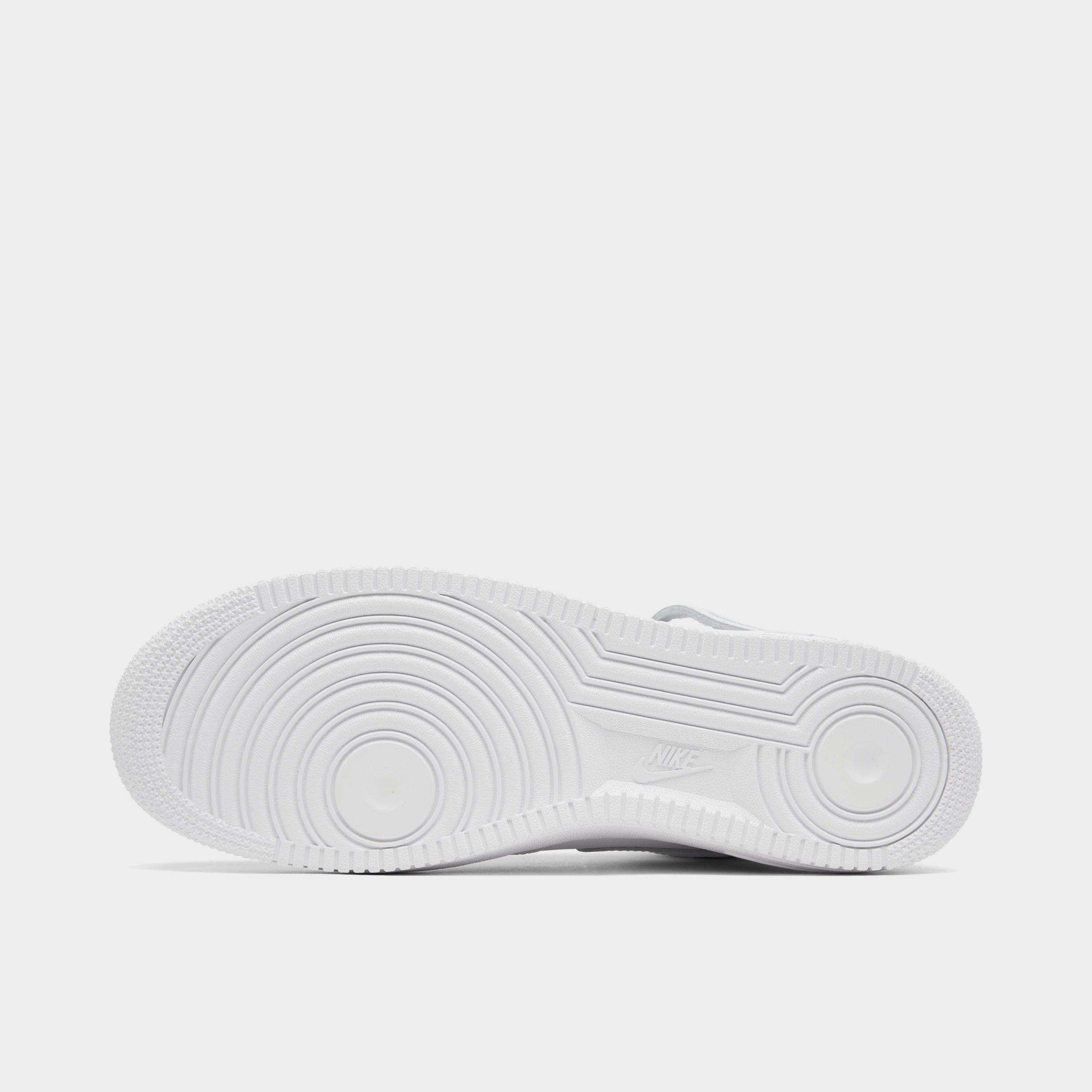 Men's Nithtke Air Force 1 Mid '07 Casual Shoes - White/White - Bottom view
