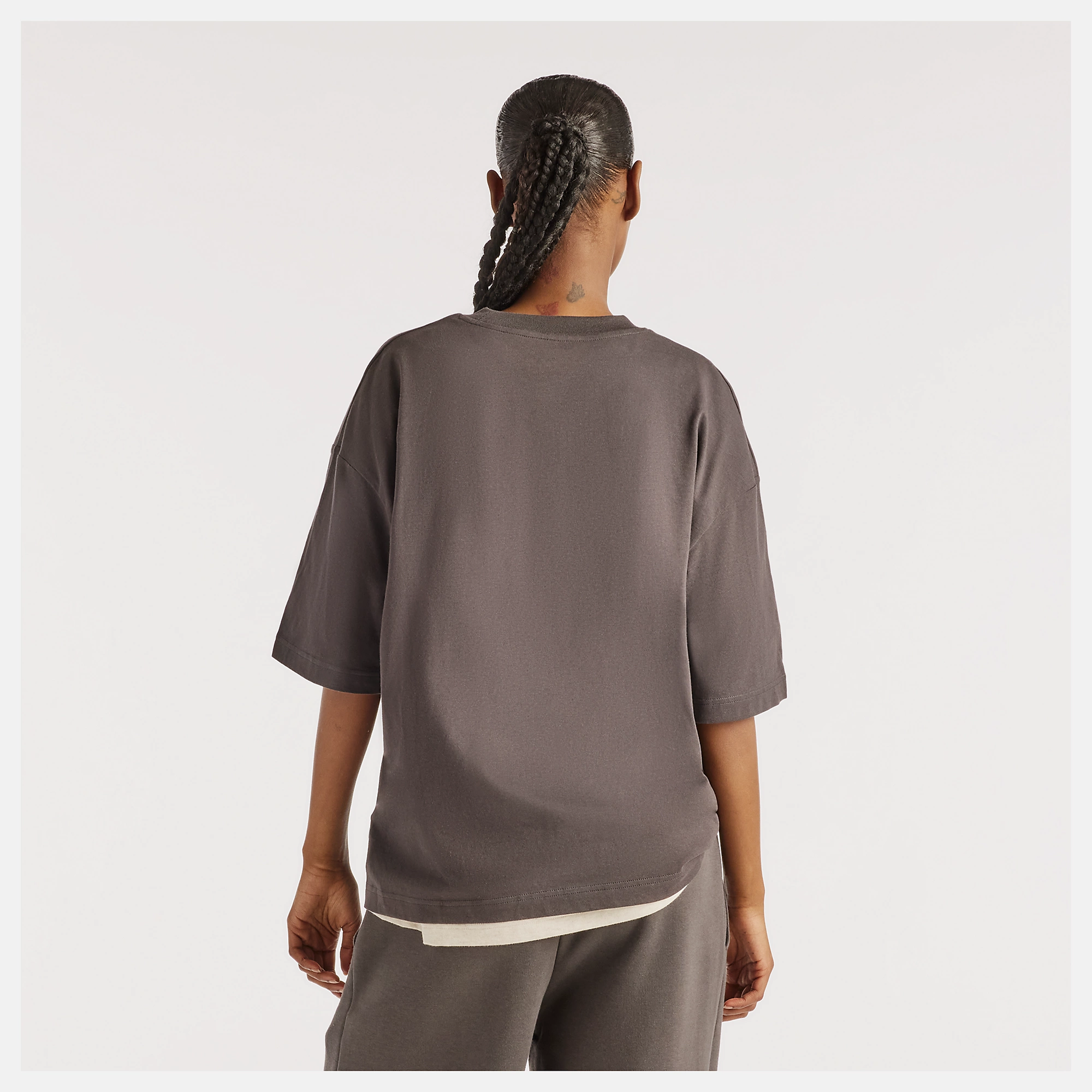 New Balance Trackside Oversized T-Shirt, WT6297MKBLK