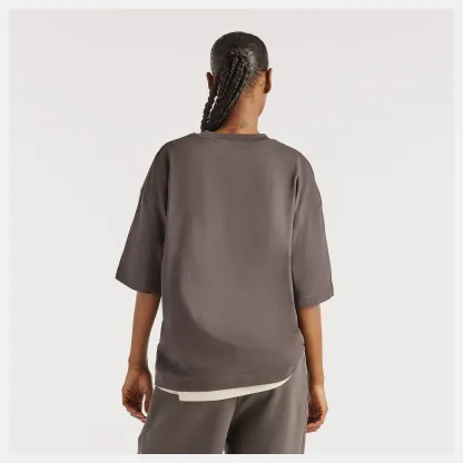 New Balance Trackside Oversized T-Shirt, WT6297MKBLK