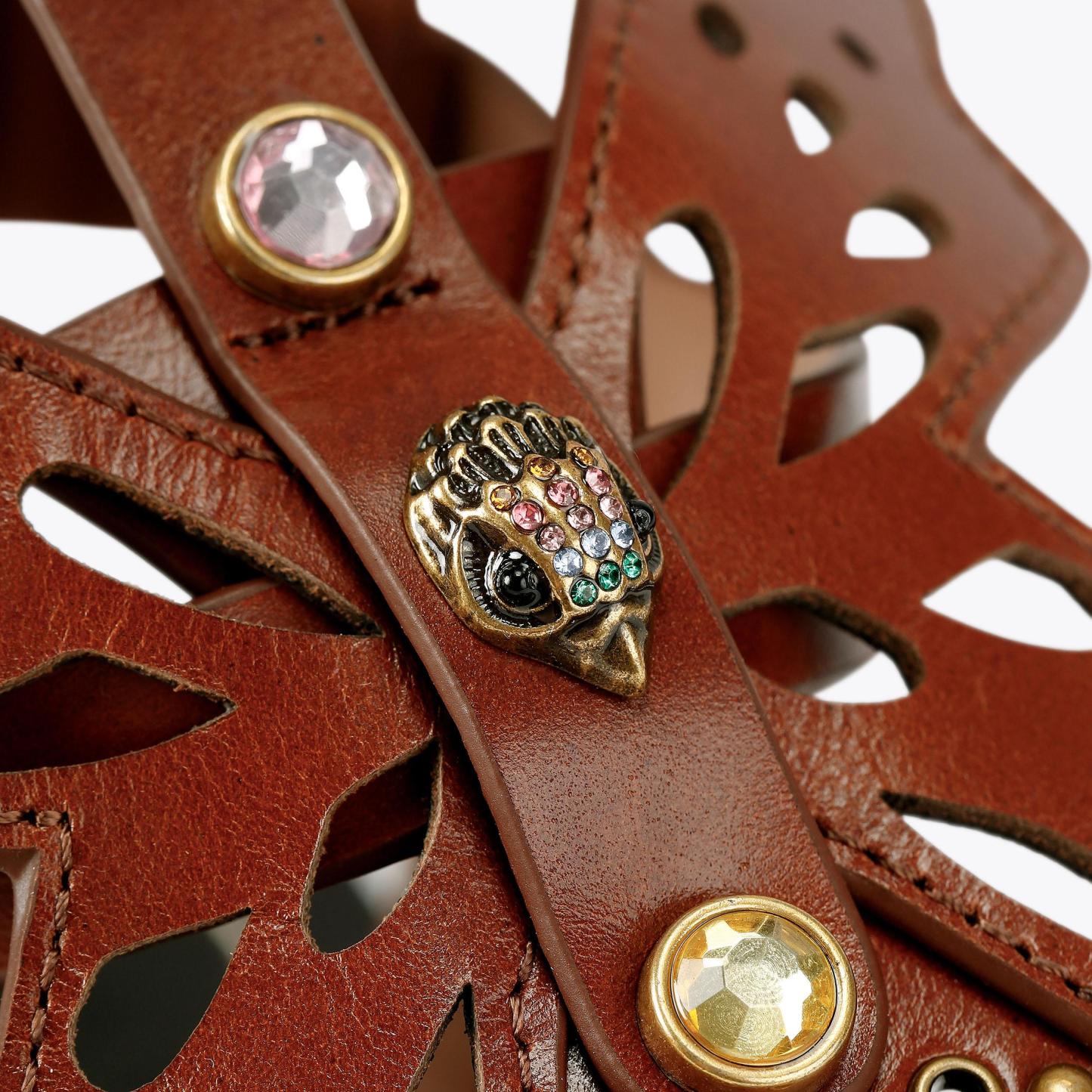 Kurt Geiger London Boho Butterfly Gladiator - Brown - view 6