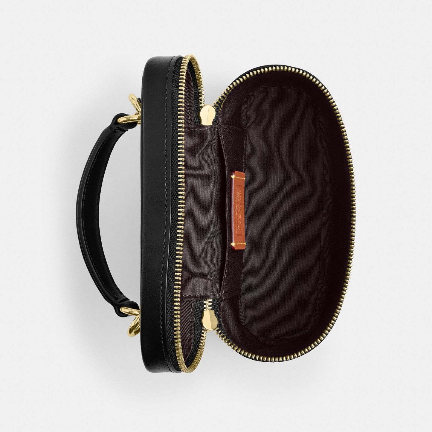 Rainer Crossbody Bag 18 In Signature Canvas - Gold/Walnut/Black - view 4