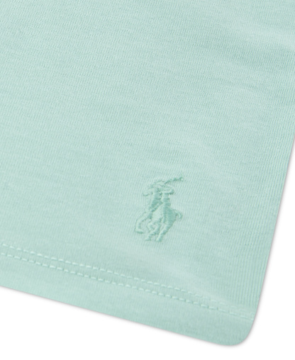 Polo Ralph Lauren Boys' 8-20 Crewneck Undershirts, 3-Pack - Polo Celadon Orange/Blue