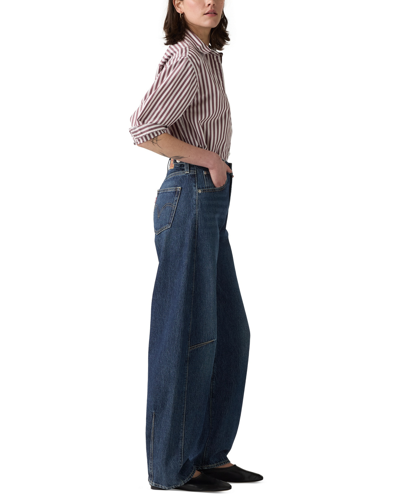 Levi's Women's Cinch High-Rise Barrel-Leg Jeans - New Shades