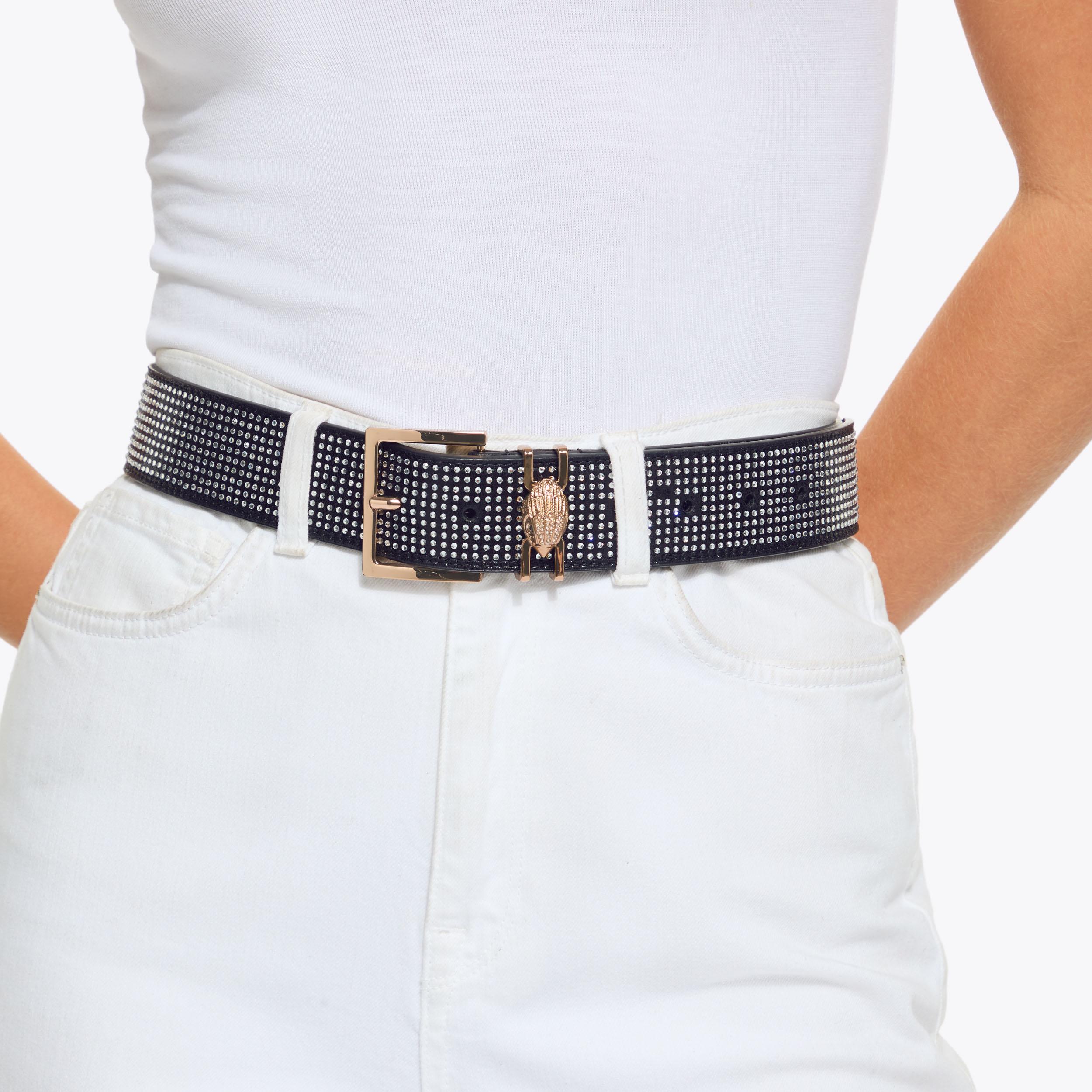 Kurt Geiger London Shoreditch Gem 40 Belt - Black - view 2
