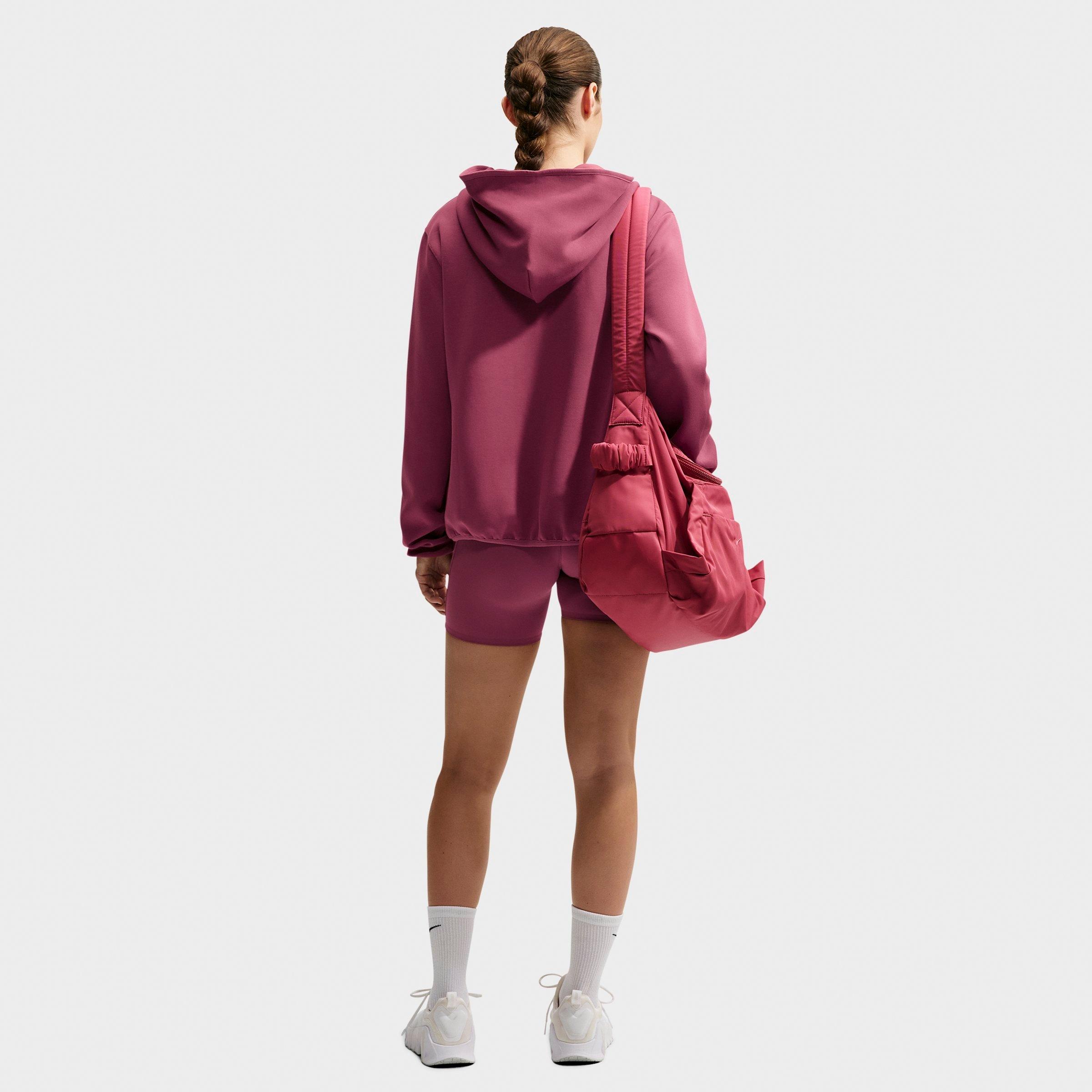Women's Nithtke Studio Fleece Sport Dri-FIT Full-Zip Hoodie - Pink Smoke/White