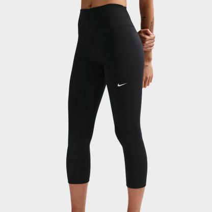 Women's Nithtke One Dri-FIT High-Waisted Crop Leggings - Black/White