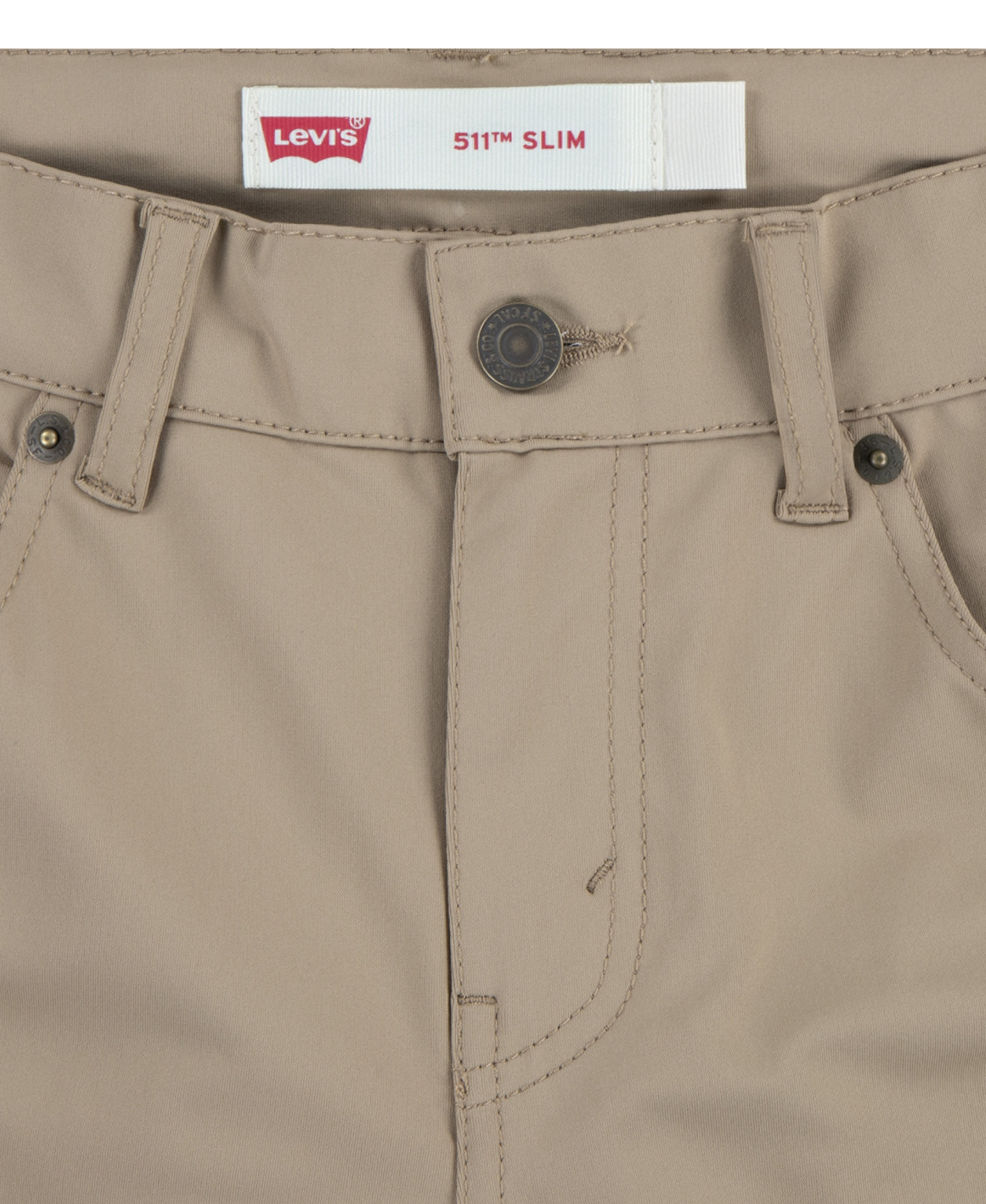 Levi's Boys' 8-20 Slim-Fit Performance Stretch Shorts - Harvest Gold