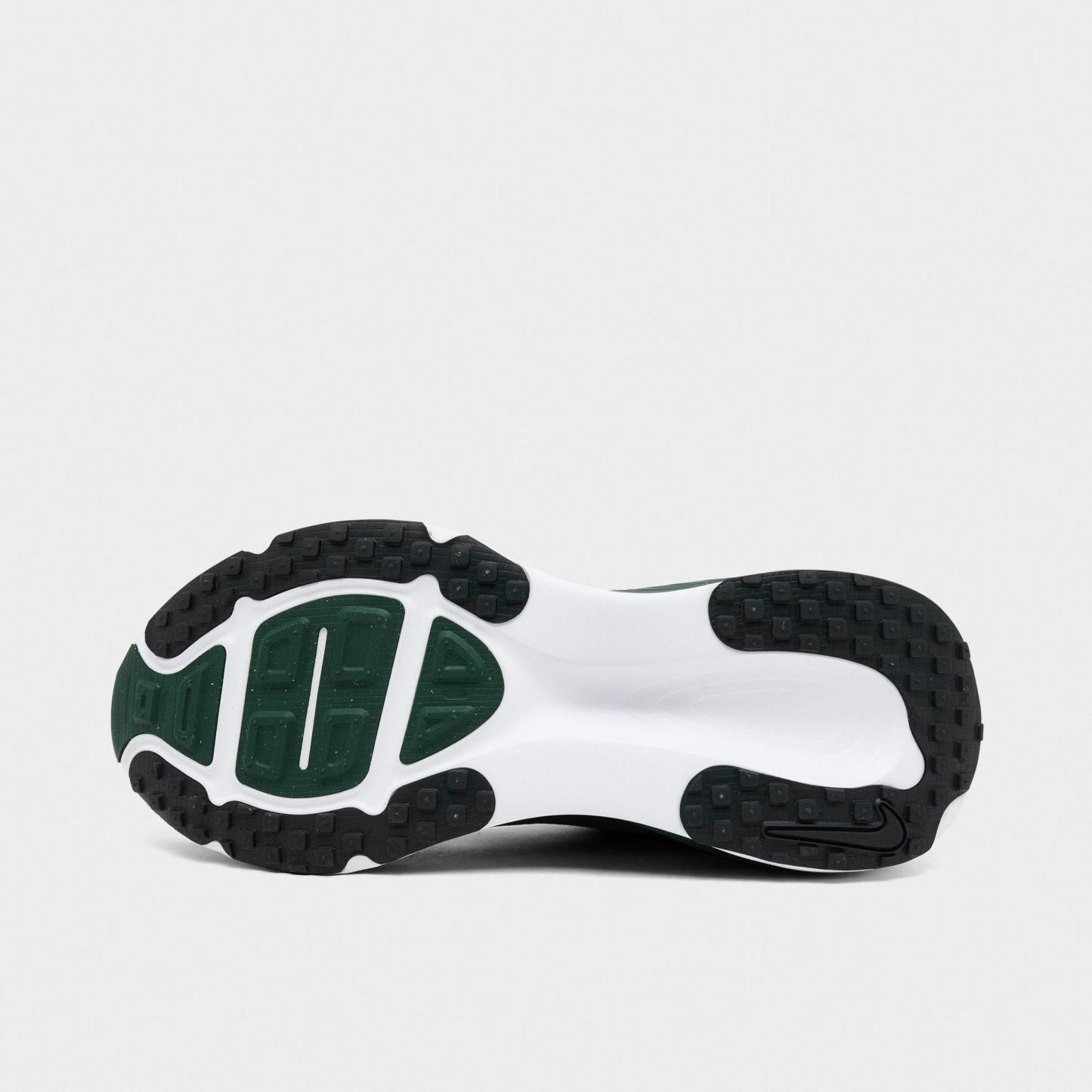 Men's Nithtke Vomero 18 Purdue Boilermakers Running Shoes - Part 1 - Pro Green/Black/White - Bottom view