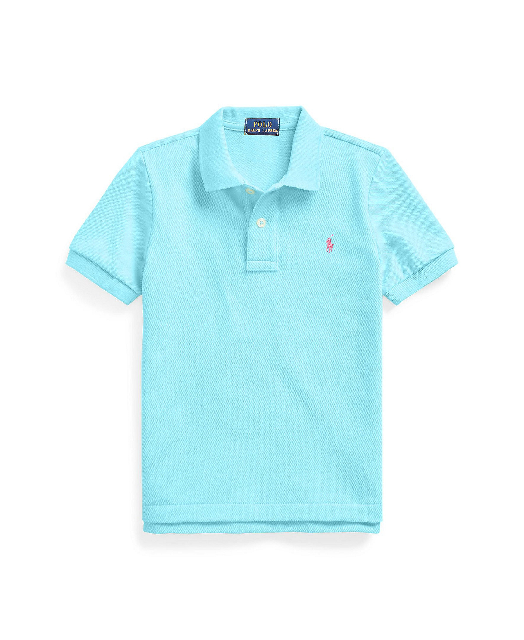 Polo Ralph Lauren 8-20 Boys' Cotton Mesh Logo Polo Shirt - French Turq