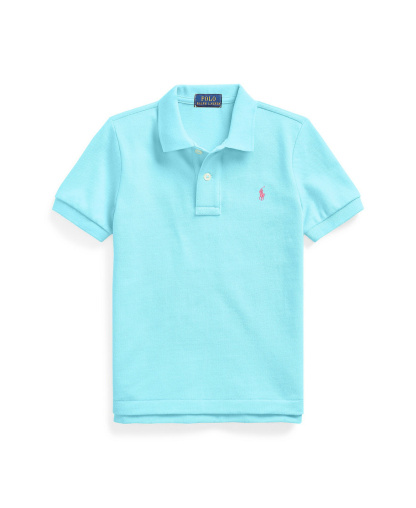 Polo Ralph Lauren 8-20 Boys' Cotton Mesh Logo Polo Shirt - French Turq