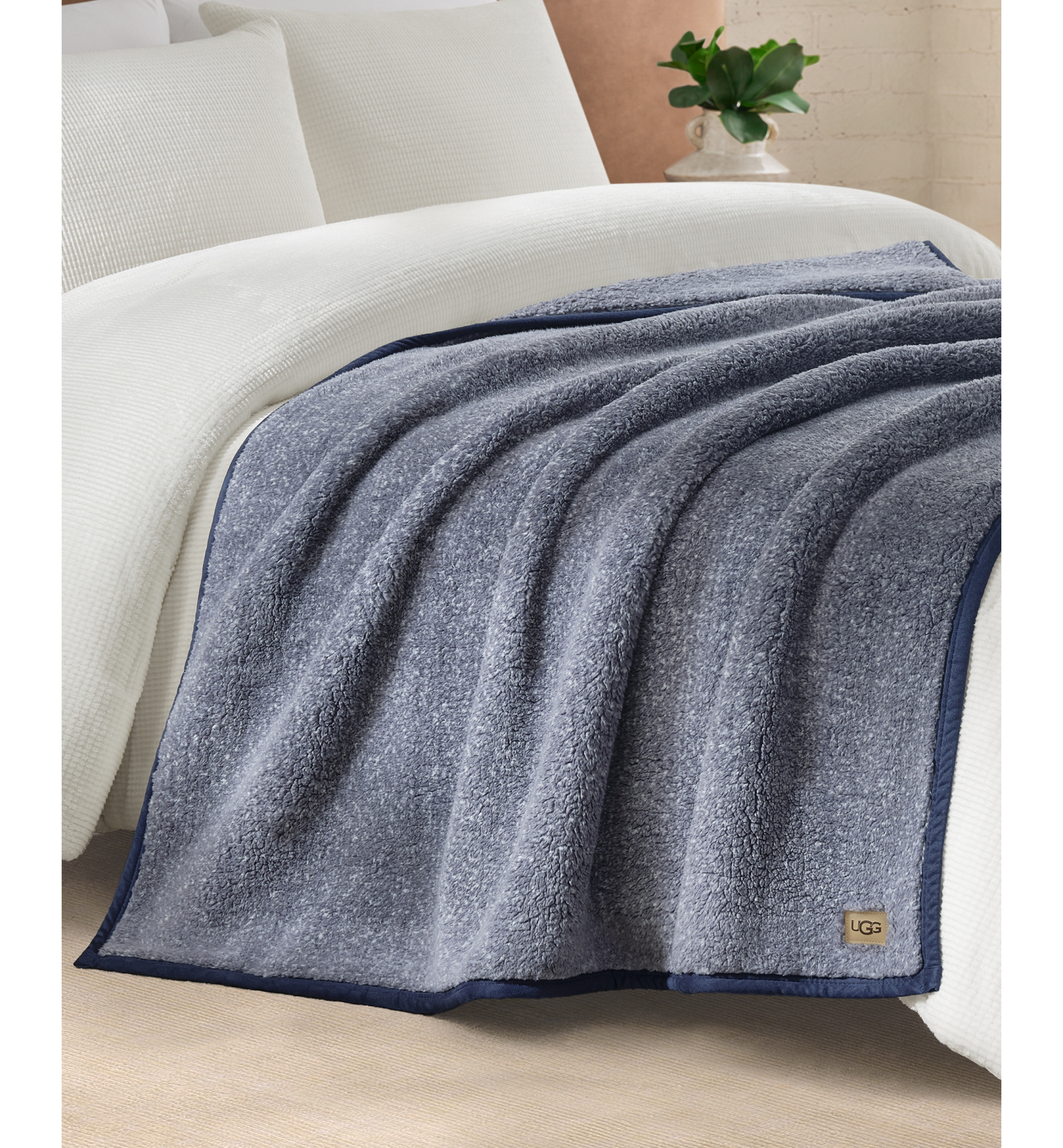 UGG® Classic UGGfluff Throw, 50" x 70" - Ocean