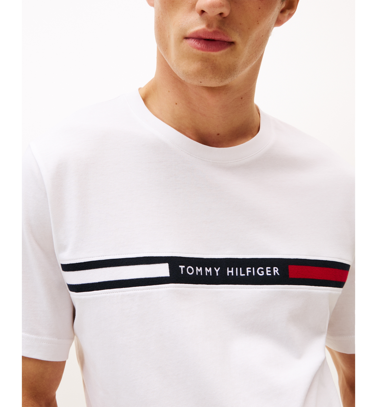 Tommy Hilfiger Men's Chest Insert Logo T-Shirt - White