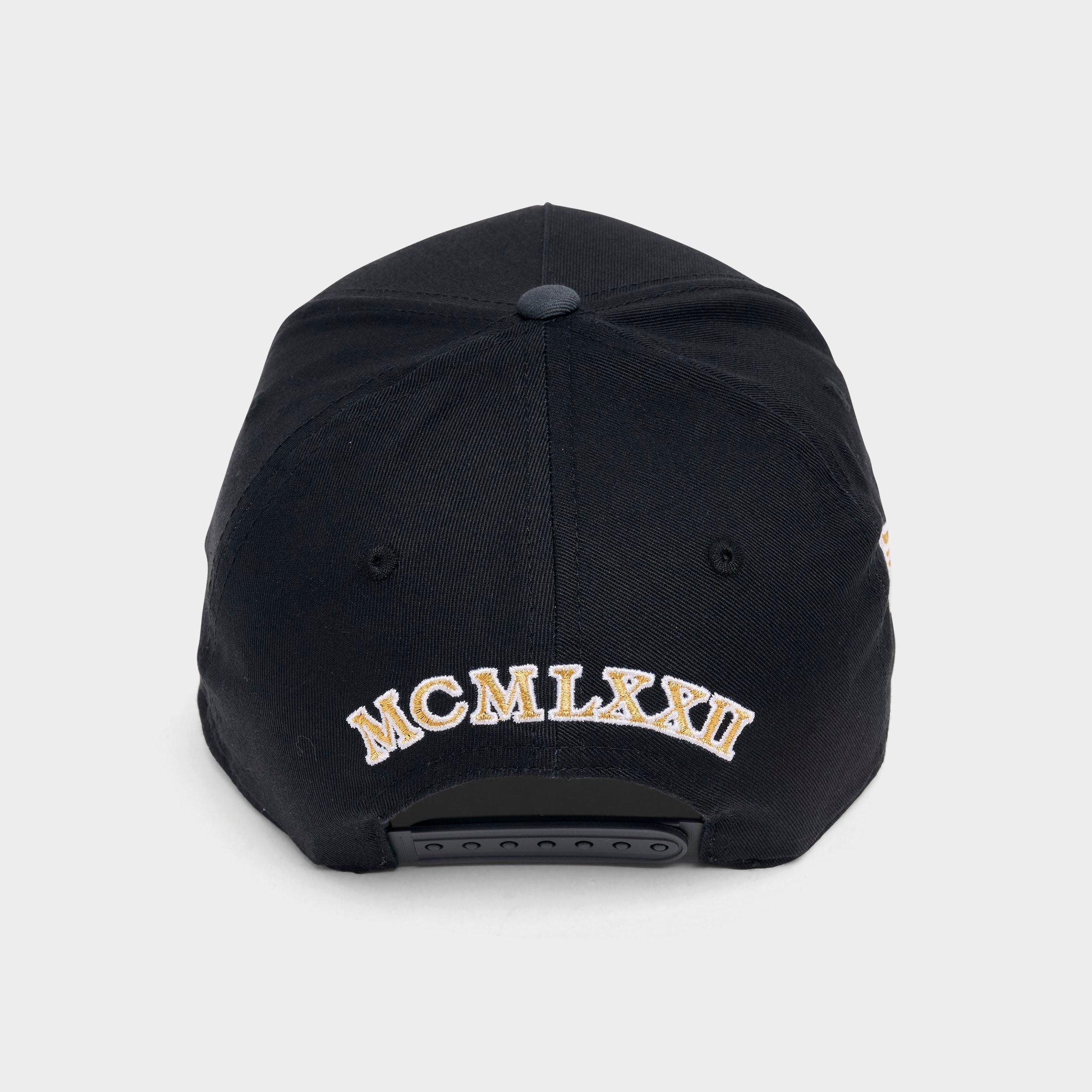 Nithtke Rise Structured A-Frame Snapback Hat - Black/Anthracite (IH8778-010)
