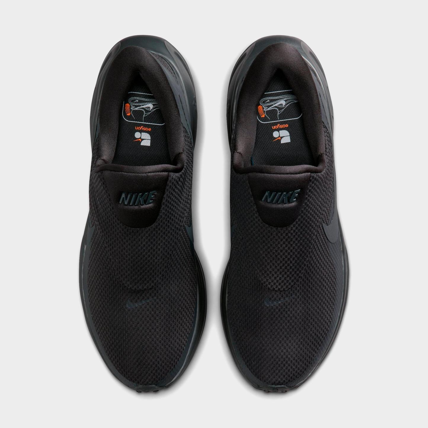 Men's Nithtke Revolution 8 EasyOn Running Shoes - Black/Anthracite/Wolf Grey/White (HQ2414-003) - Top view