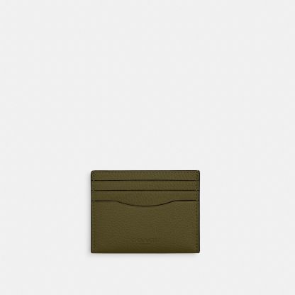 Slim Id Card Case - Olive