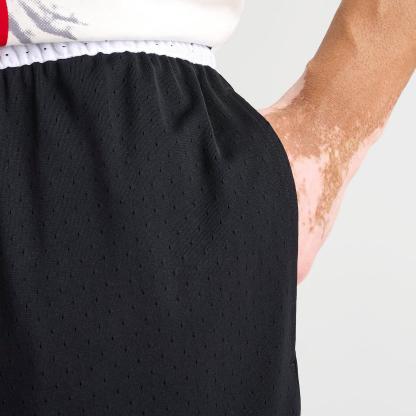 Men's Jordan Sport Dri-FIT Mesh Diamond Shorts - Black/White/White - view 6