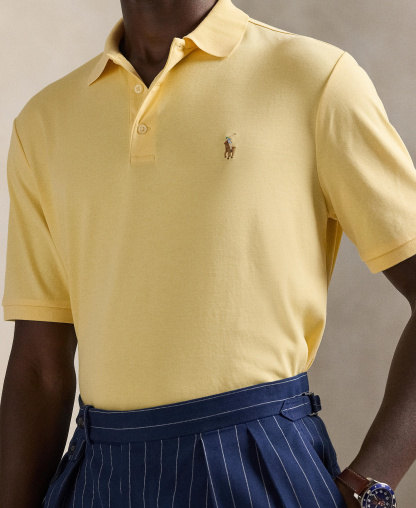 Polo Ralph Lauren Men's Classic Fit Soft Cotton Polo Shirt - Wicket Yellow