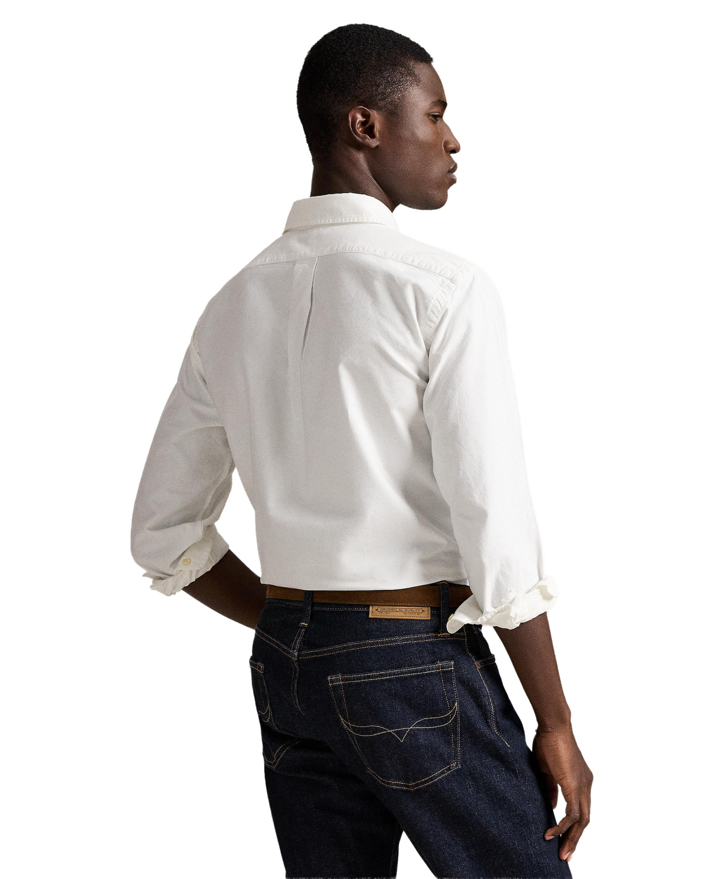 Polo Ralph Lauren Men's Garment-Dyed Oxford Shirt - White