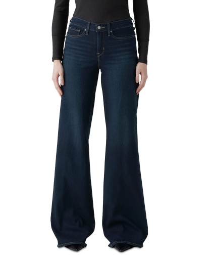 Levi's Women's 318 Shaping Stellar-Stretch Wide-Leg Jeans - Chances Are