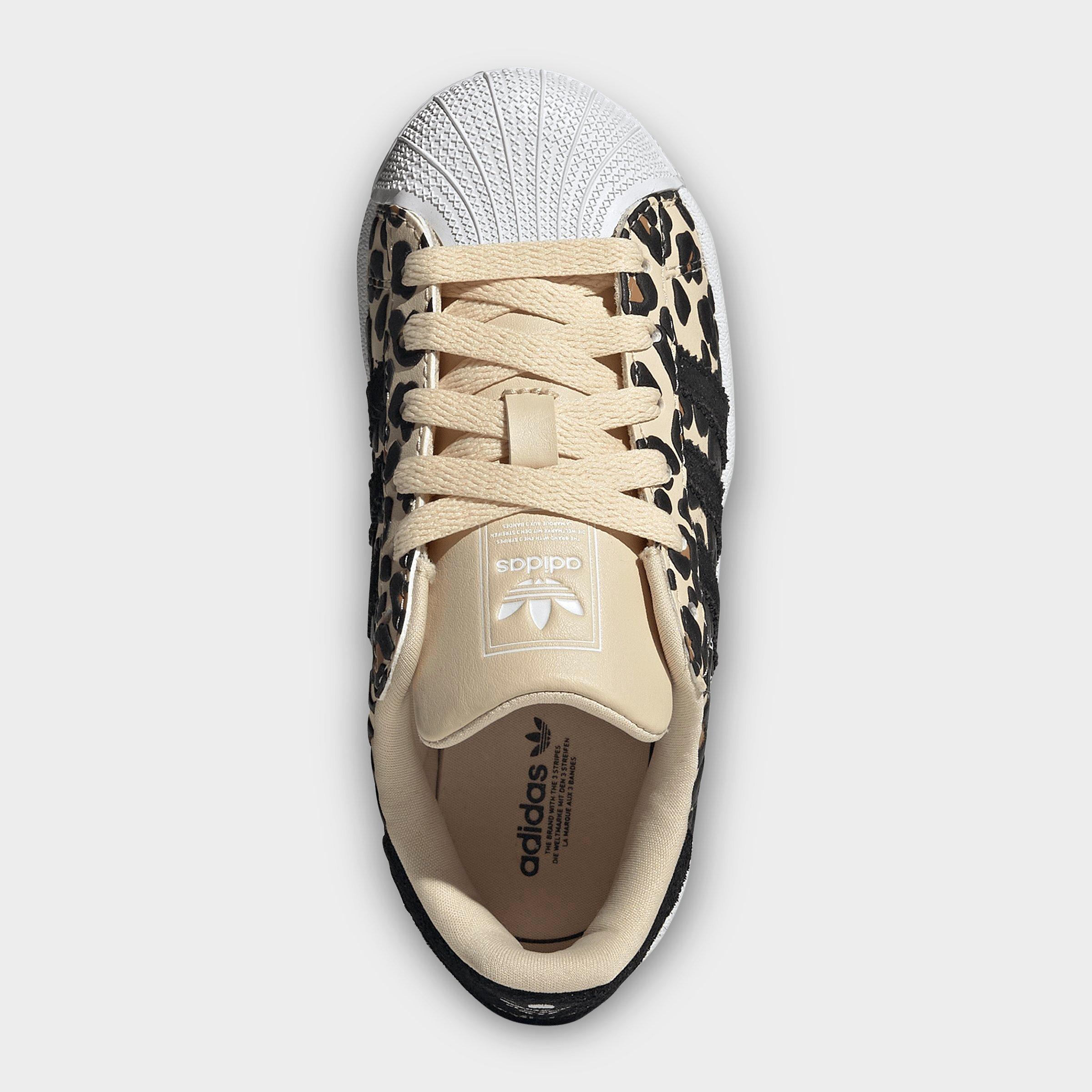 Little Kids' adidas Originals Superstar II Casual Shoes - Sand Strata/Core Black/White - Top view