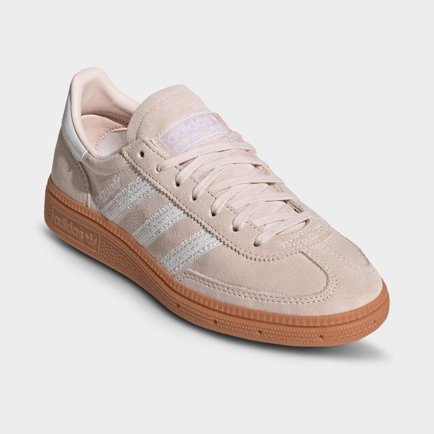 Big Kids' adidas Originals Handball Spezial Casual Shoes - Part 1 - Wonder Quartz/White/Gum - Both shoes facing left