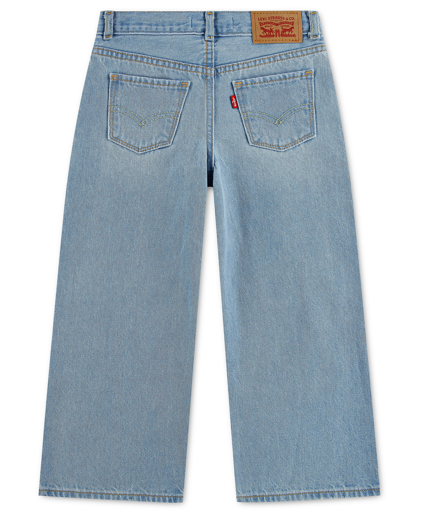Levi's Girls' 7-16 Embroidered High-Rise Baggy Jeans - Marin Babe