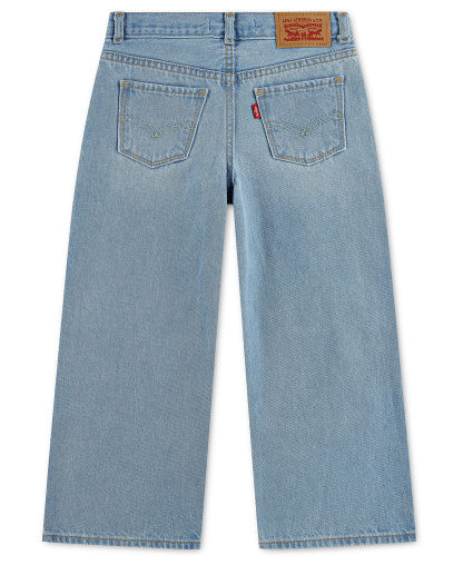 Levi's Girls' 7-16 Embroidered High-Rise Baggy Jeans - Marin Babe