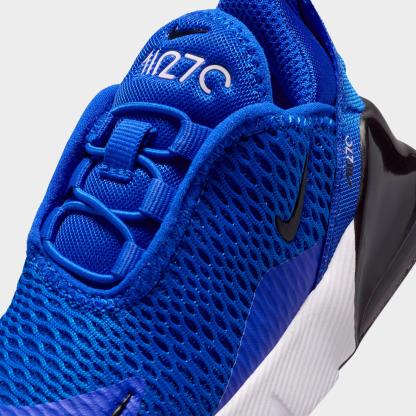 Kids' Toddler Nithtke Air Max 270 Casual Shoes - Racer Blue/White/Black - Detail shot