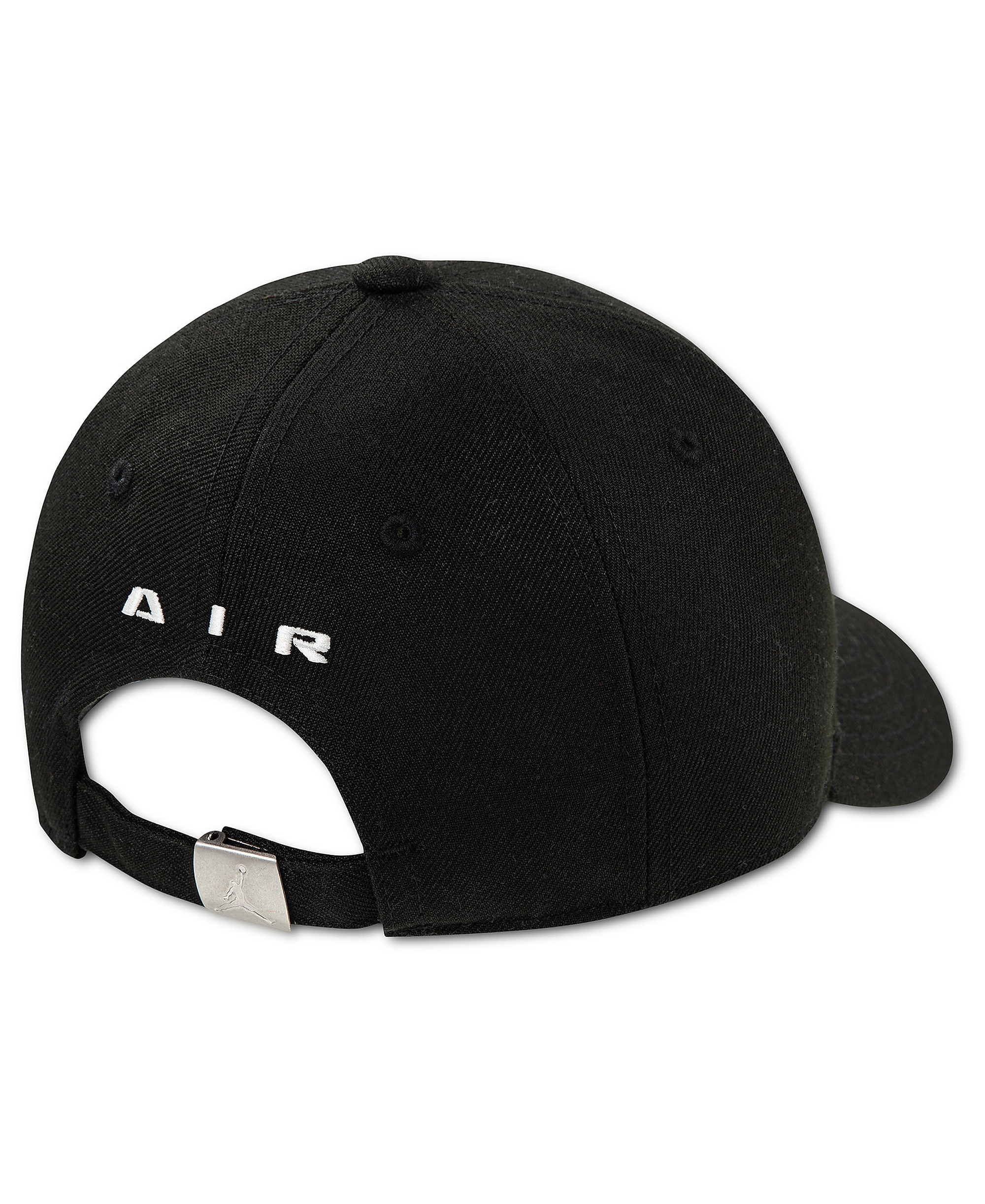 Jordan Boys' 8-20 Structured Strap Back Cap - Black