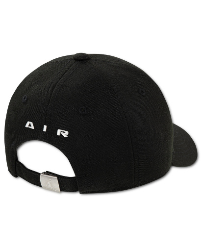 Jordan Boys' 8-20 Structured Strap Back Cap - Black