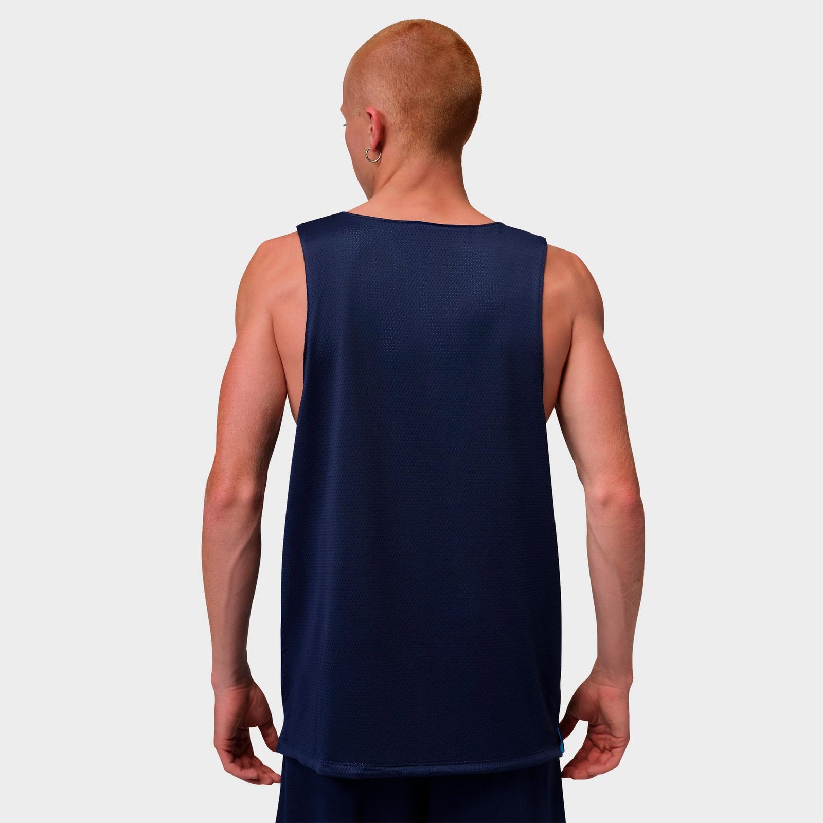 Men's Jordan Sport Reversible Jersey - Midnight Navy/University Blue - view 3