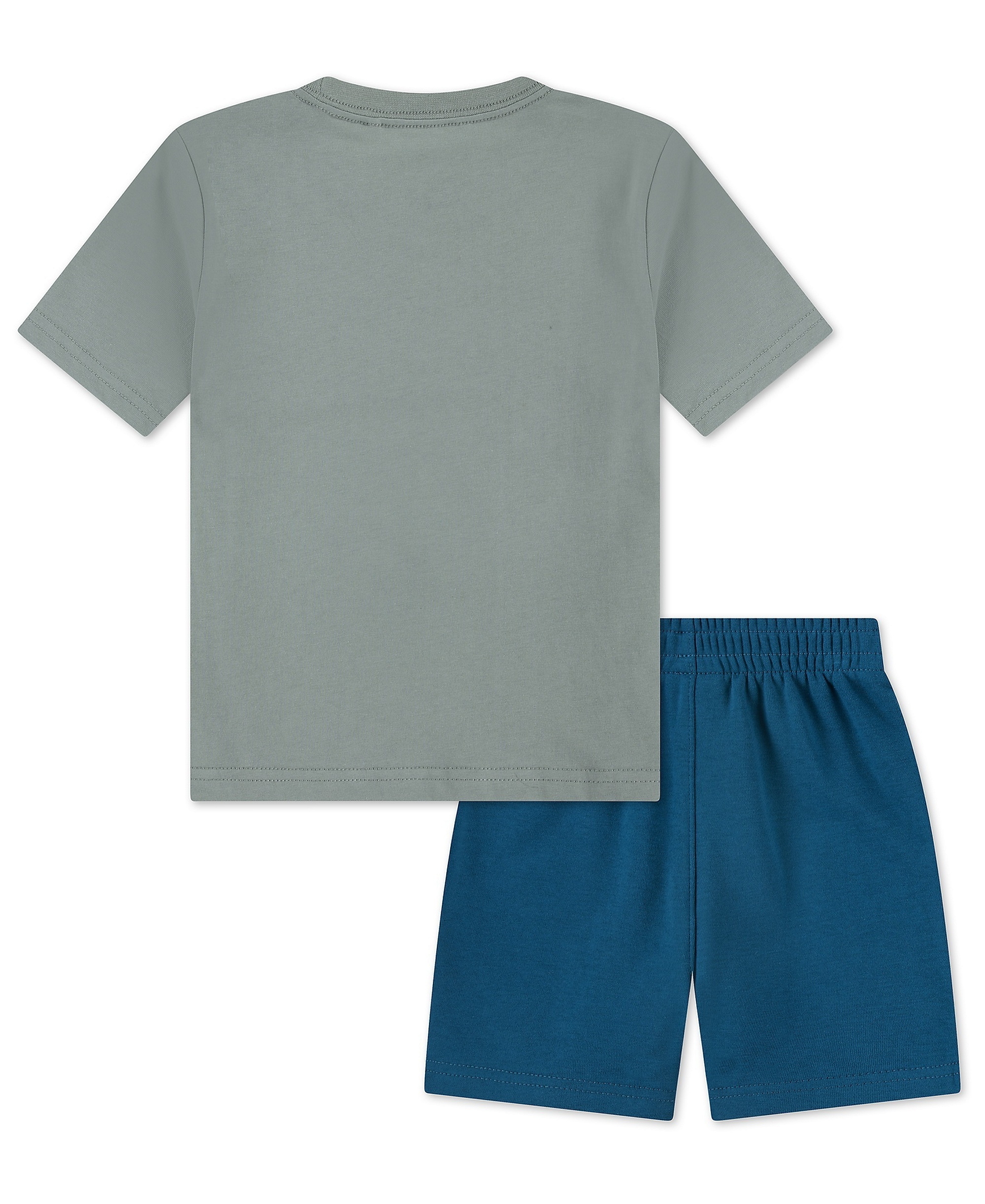 Jordan Boys' 2T-4T Jumbo Jumpman T-Shirt and Shorts, 2-Piece Set - Green Abyss