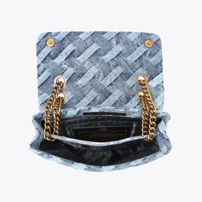 Kurt Geiger London Large Denim Kensington Bag - Blue - view 5