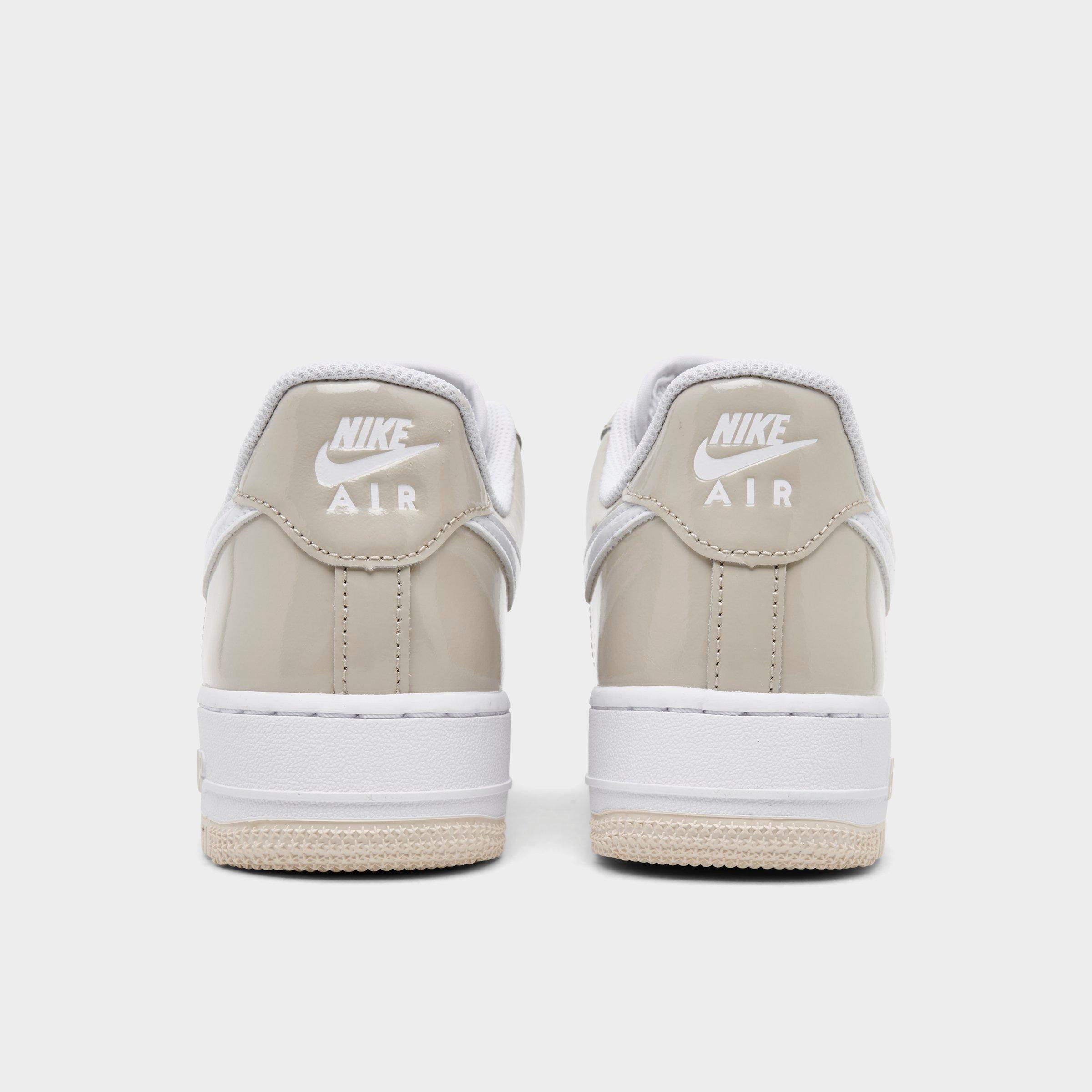 Women's Nithtke Air Force 1 '07 Casual Shoes - Cream II/White/Light Orewood Brown - Back view