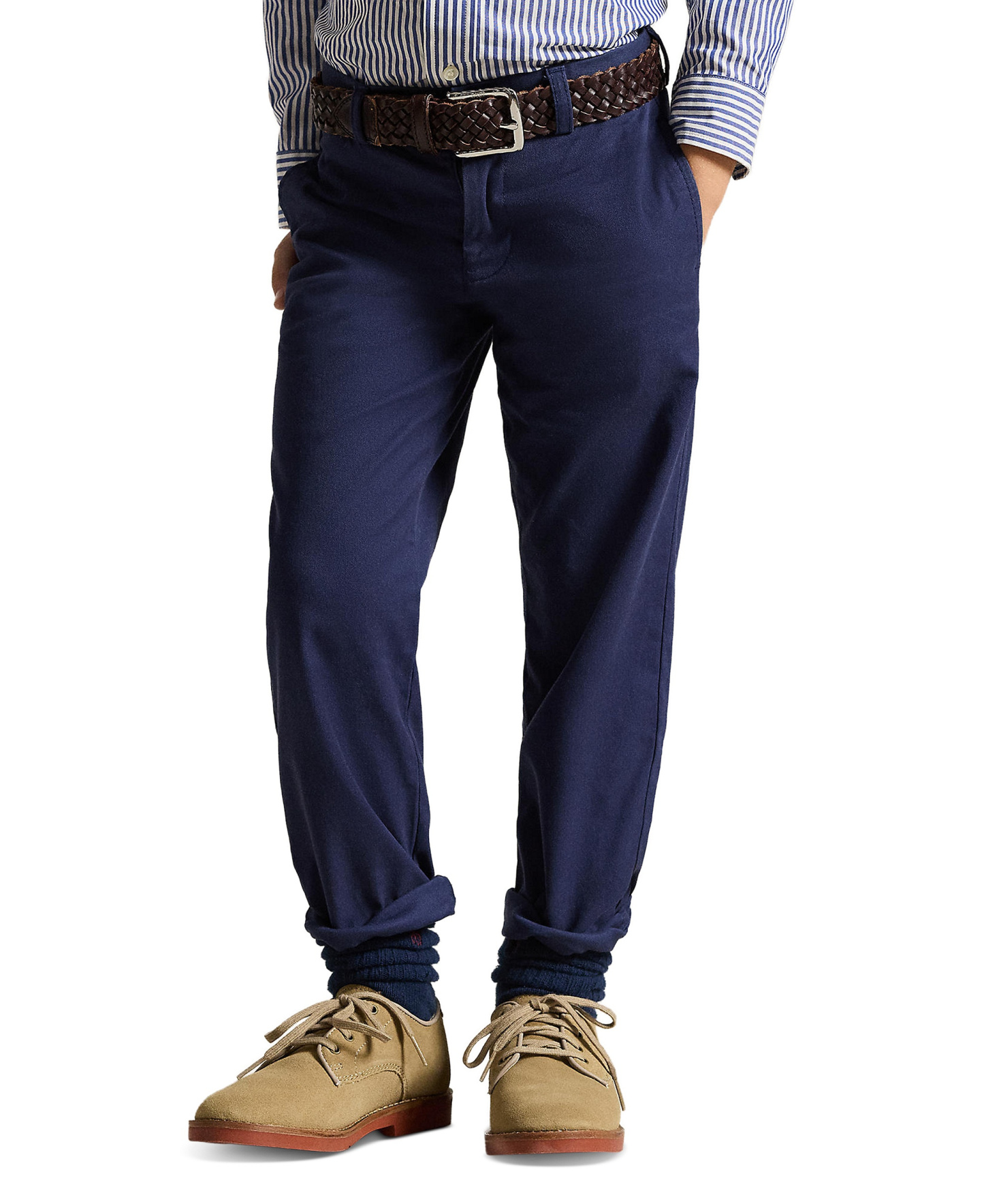 Polo Ralph Lauren Boys' 2-7 Straight-Fit Twill Pant - Aviator Navy