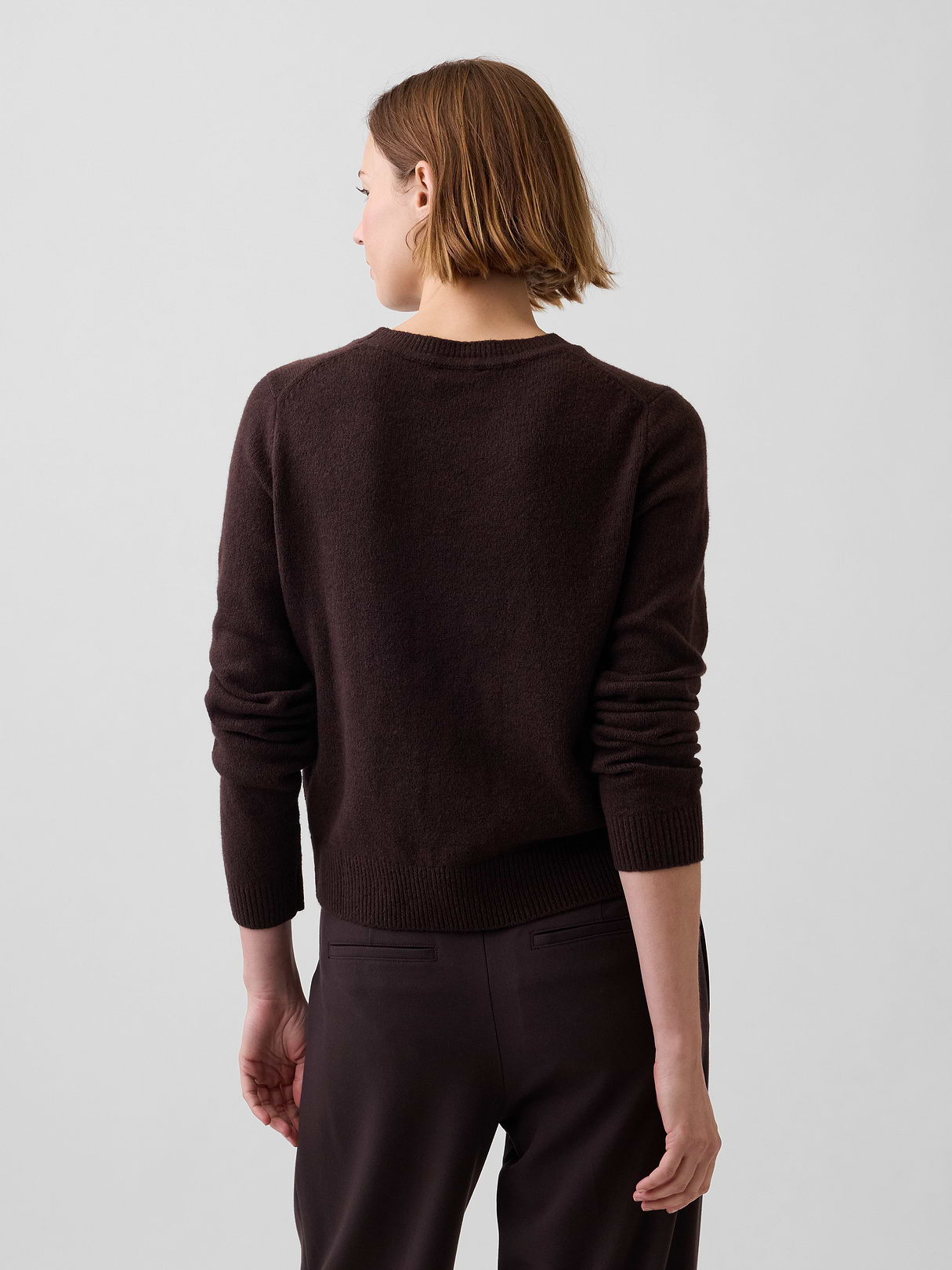 CashSoft Crew Sweater - Terra brown heather
