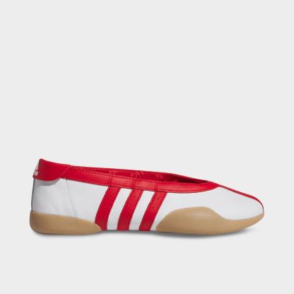 Women's adidas Originals Taekwondo Mei Casual Shoes - Cloud White/Better Scarlet/Gum - view 1