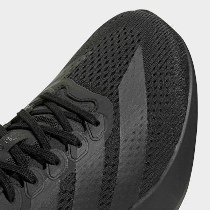 Men's adidas Adizero Pacer Running Shoes - Core Black/Core Black/Carbon - Detail shot