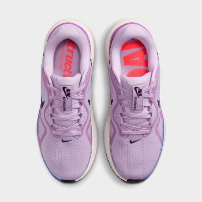 Women's Nithtke Structure 26 Running Shoes - Violet Mist/Bright Violet/Sapphire/Cave Purple - Top view