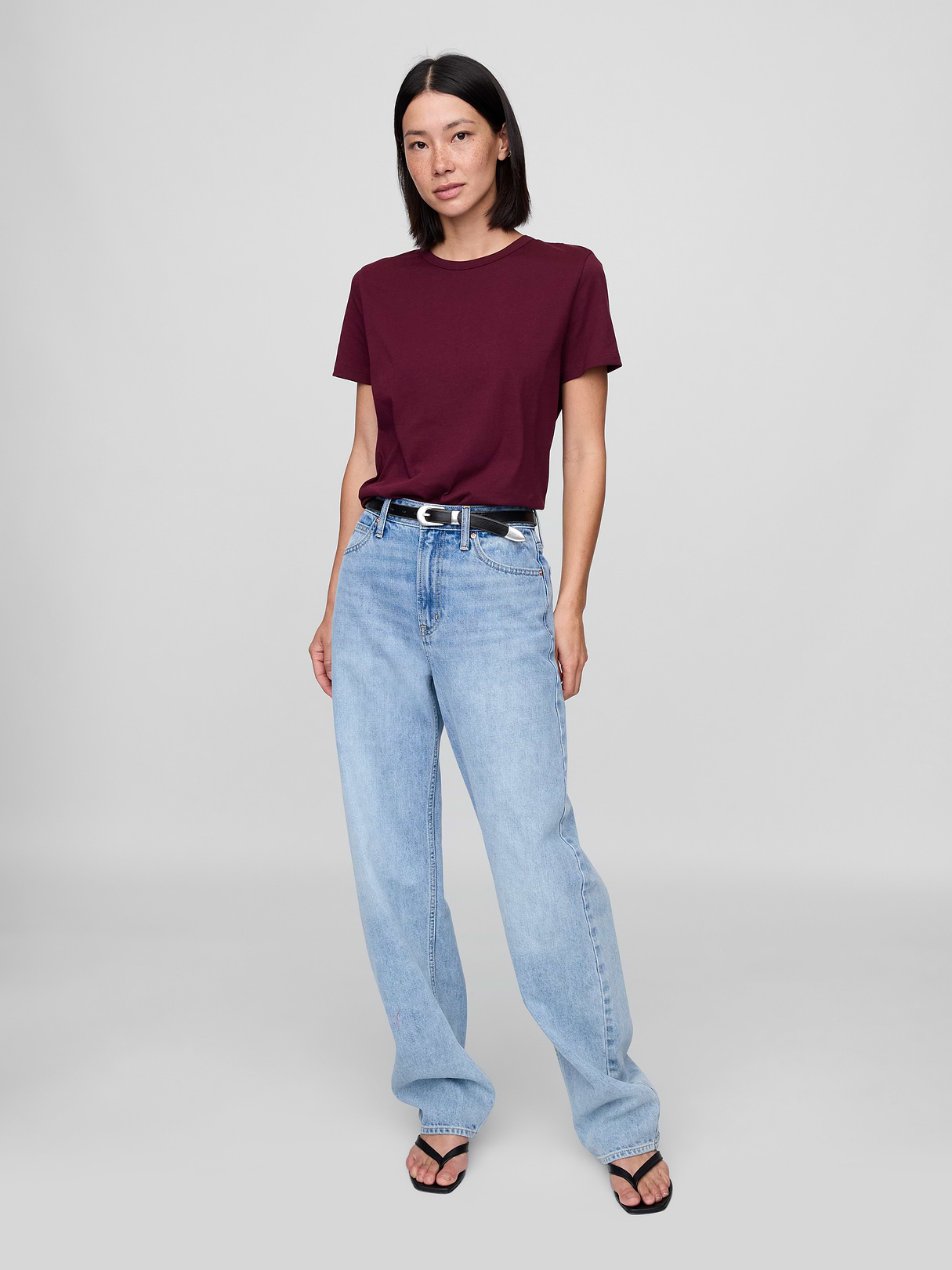 Organic Cotton VintageSoft T-Shirt - Tuscan red