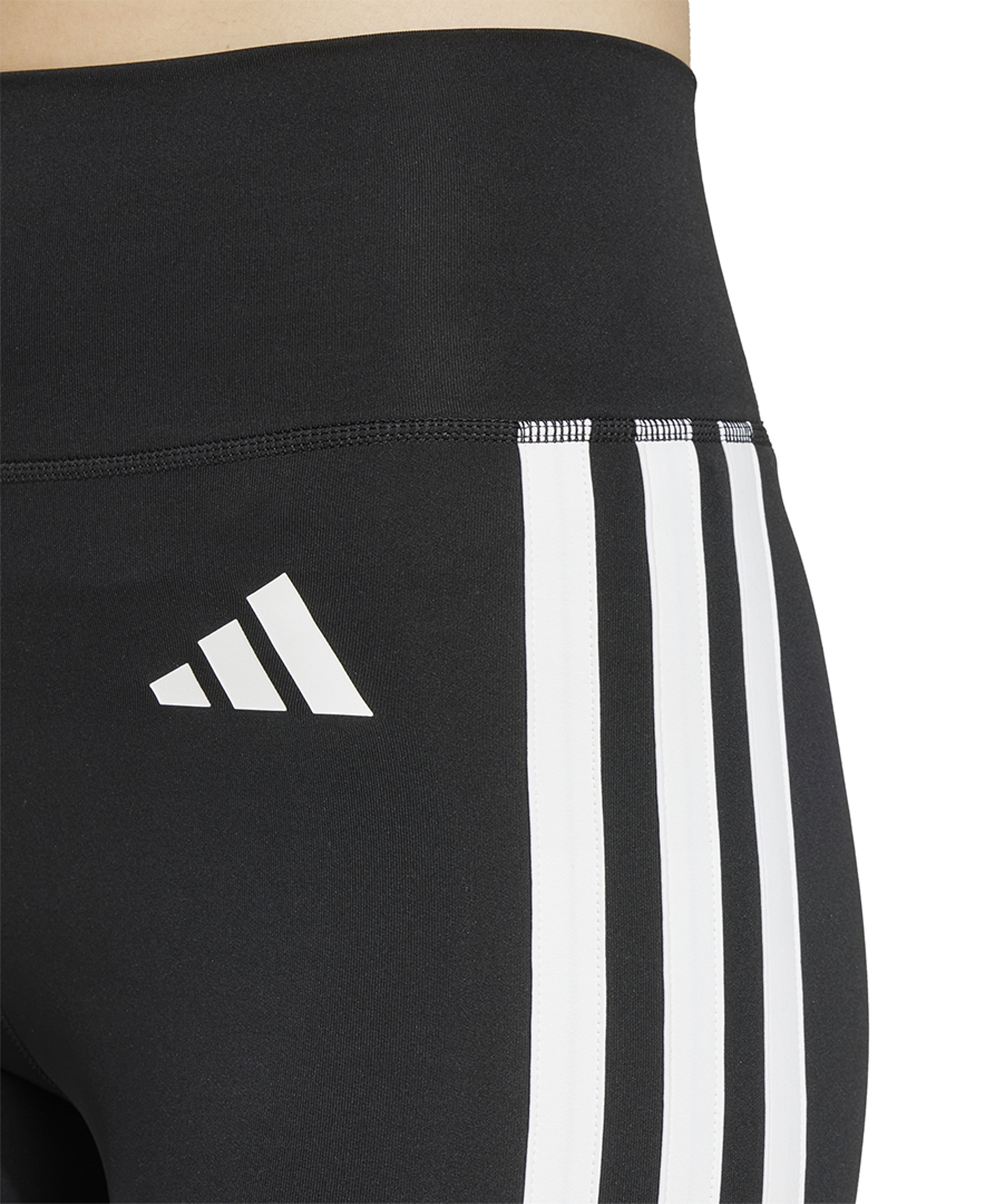 adidas Women's Optime Essentials 7/8 Leggings - Black/Pink