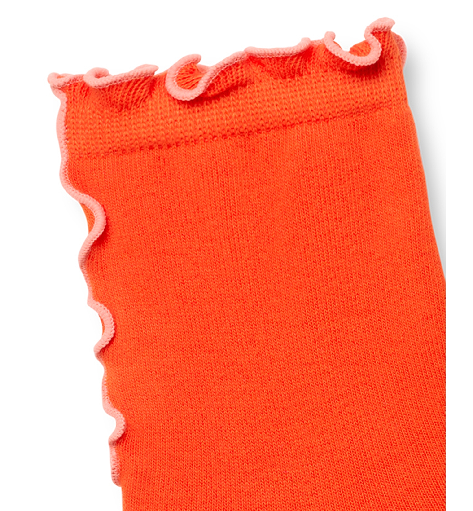 UGG Women's Karsyn Lettuce Edge Quarter Logo Socks - Red